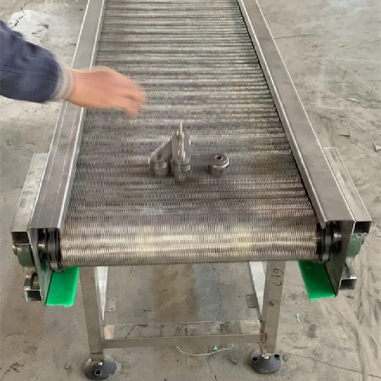 chips Manufacturer supply stainless steel conveying belt/belt conveyor 2 m/conveyor food industry