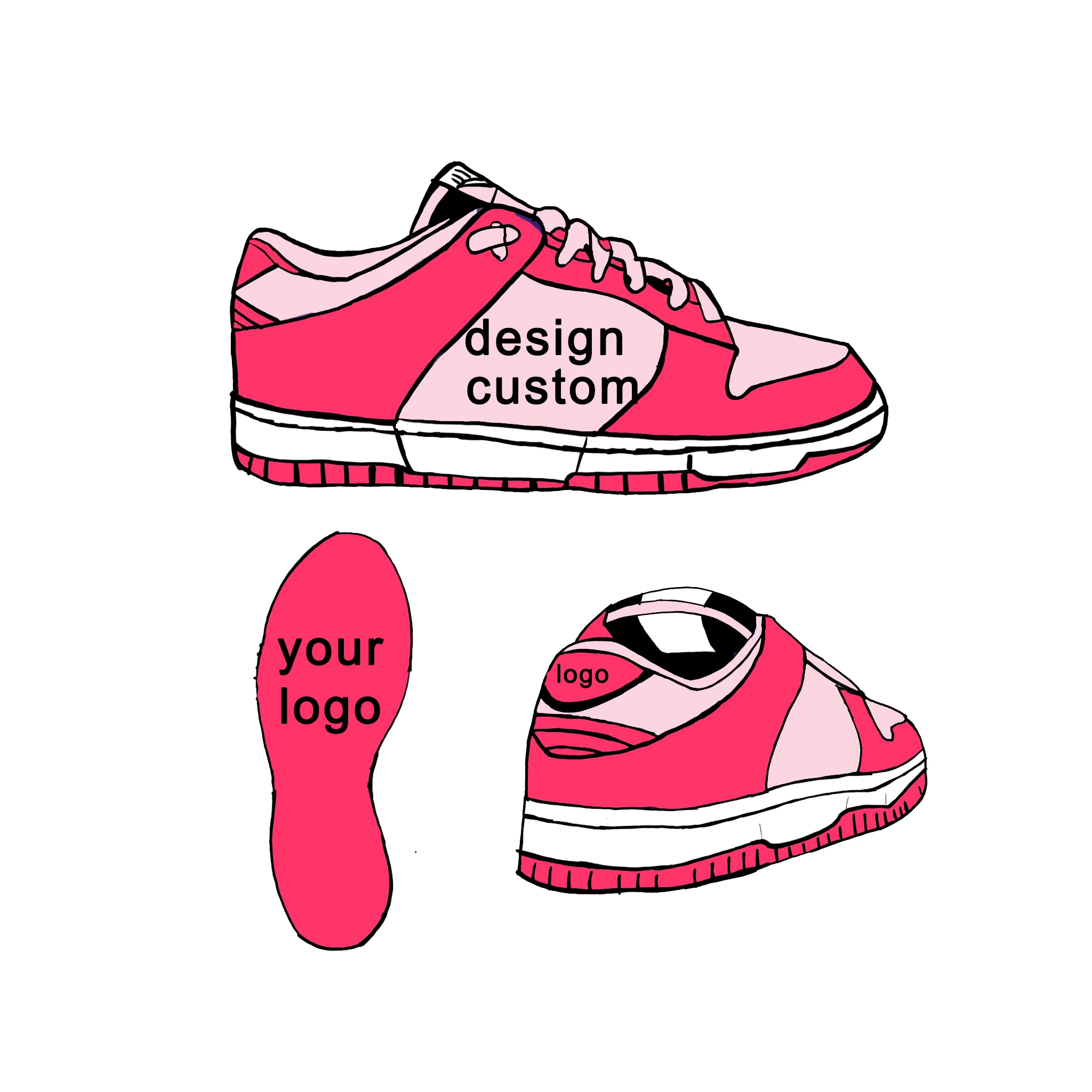 Hot Design Wholesale Clunky Sneaker Men Old School Dad Shoe Fashion Casual Shoe Thick Bottom Height Increasing Shoe