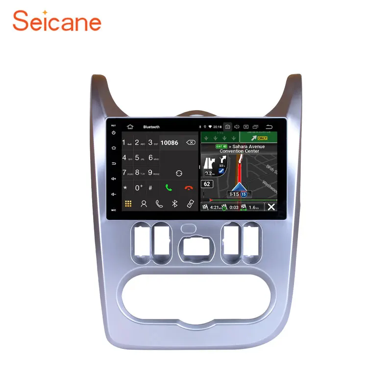 10.1 Inch HD Touchscreen for Renault Duster Logan 2009-2013 Radio Car Stereo System Support 2.5D IPS Touch Screen