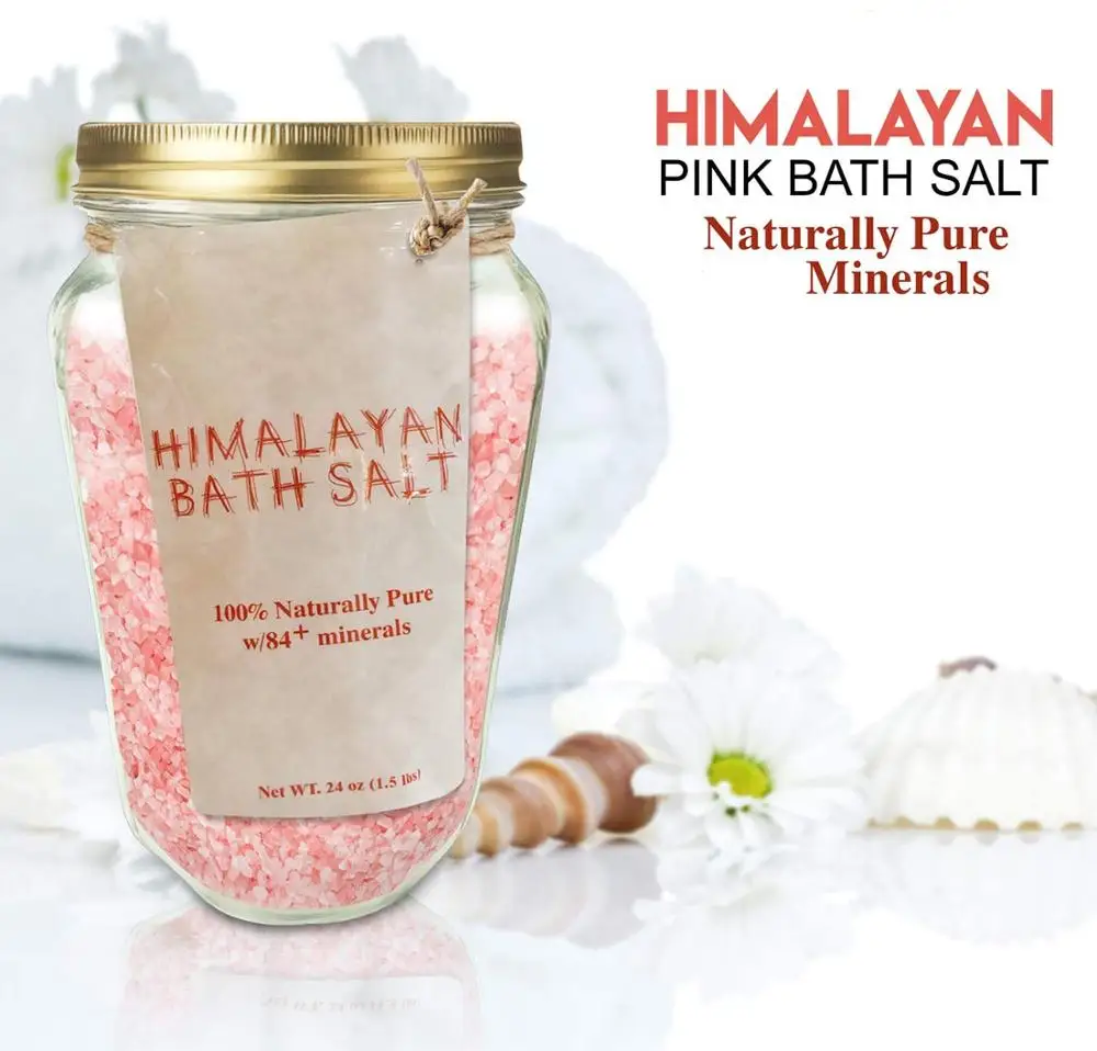 
Himalayan Natural Bath Detox Salt , Himalayan Bath Spa Natural Pink Salt Natural Rock Salt Scent Customized 5 Years Adults 99.9% 