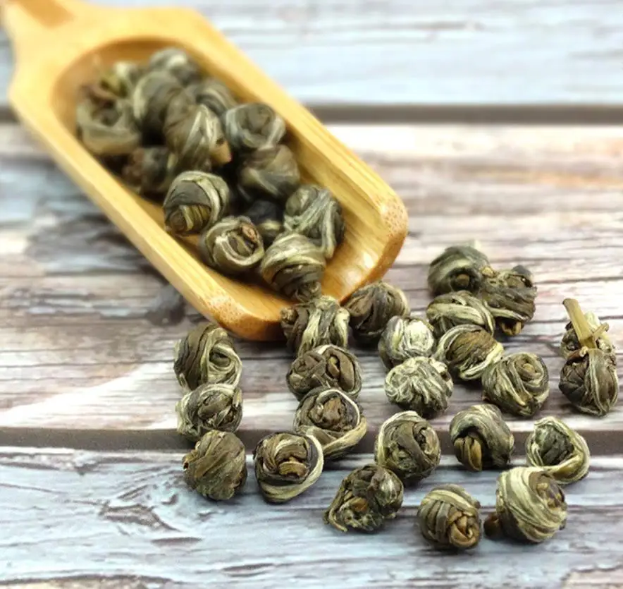 Hot Selling Jasmine Pearl Tea Dragon Ball Shape Scented Green Blooming in Loose Wholesale