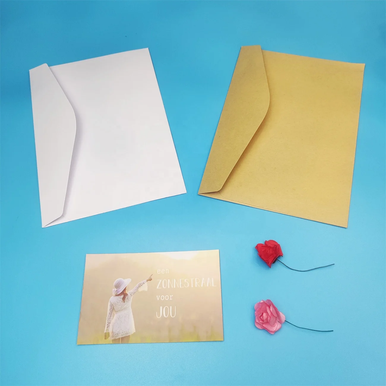 Конверты SUNSHINE RTS белые крафтовые C5 DL ZL A4 B5 229x162 мм Подарочная карточка Слюнявчики самозапечатывающийся пустой конверт из крафт-бумаги