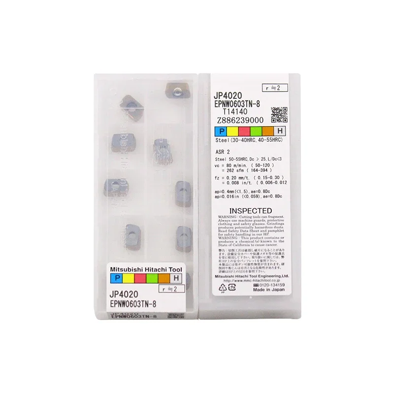 Hi-tachi фрезерные Вставки EPNW0603TN-8-JP4020 цементированного карбида