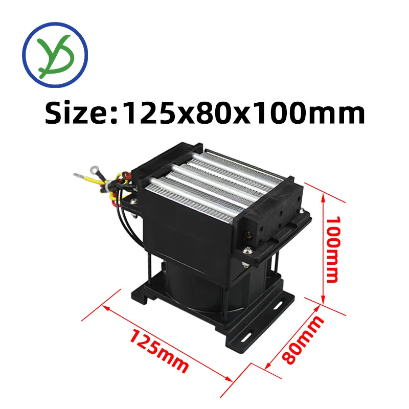 YIDU 500W 220V heating element with fan heating equipments ceramics heater ptc for greenhouse