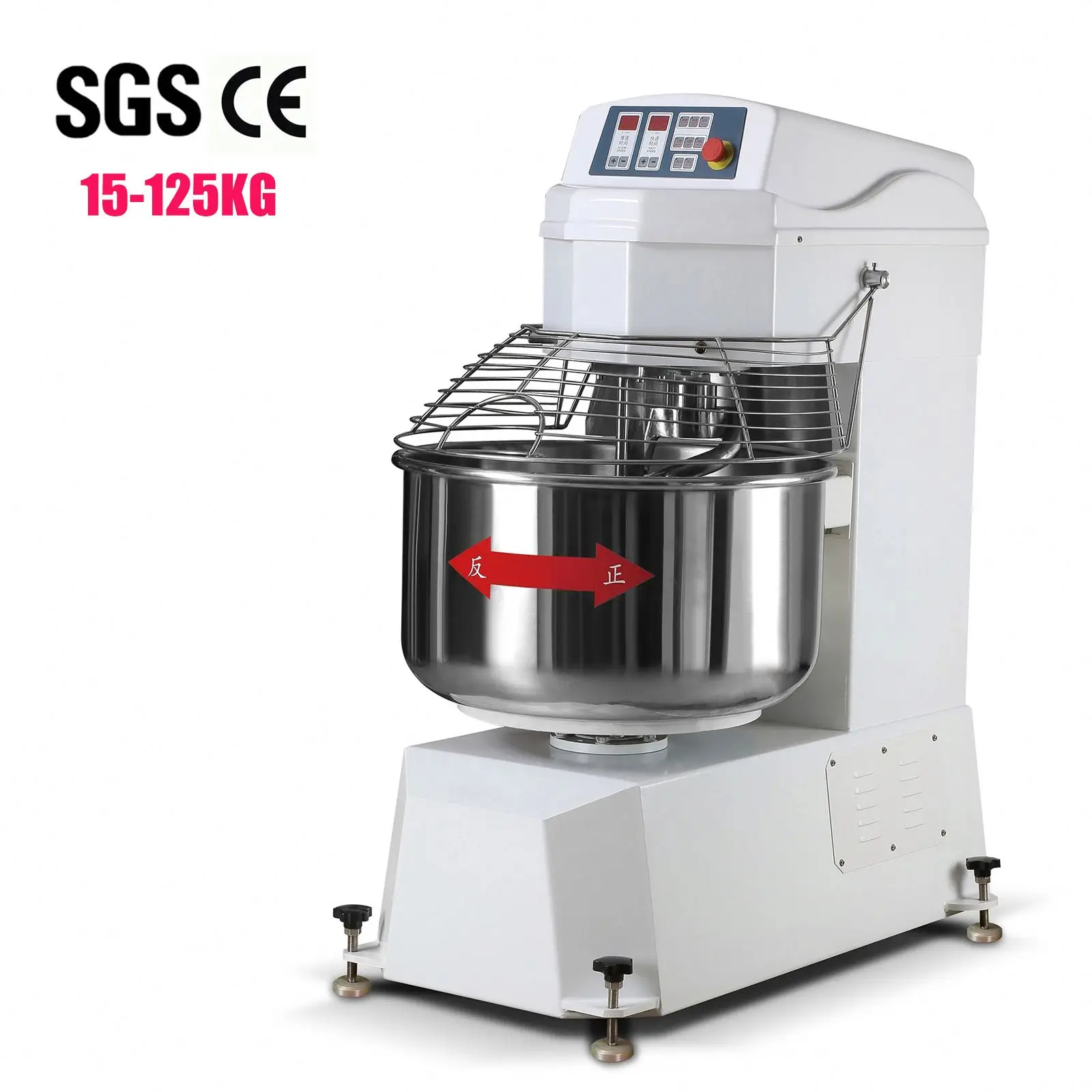Lead the Industry China Wholesale Spiral Dough Mixer 100Kg Wheat Flour