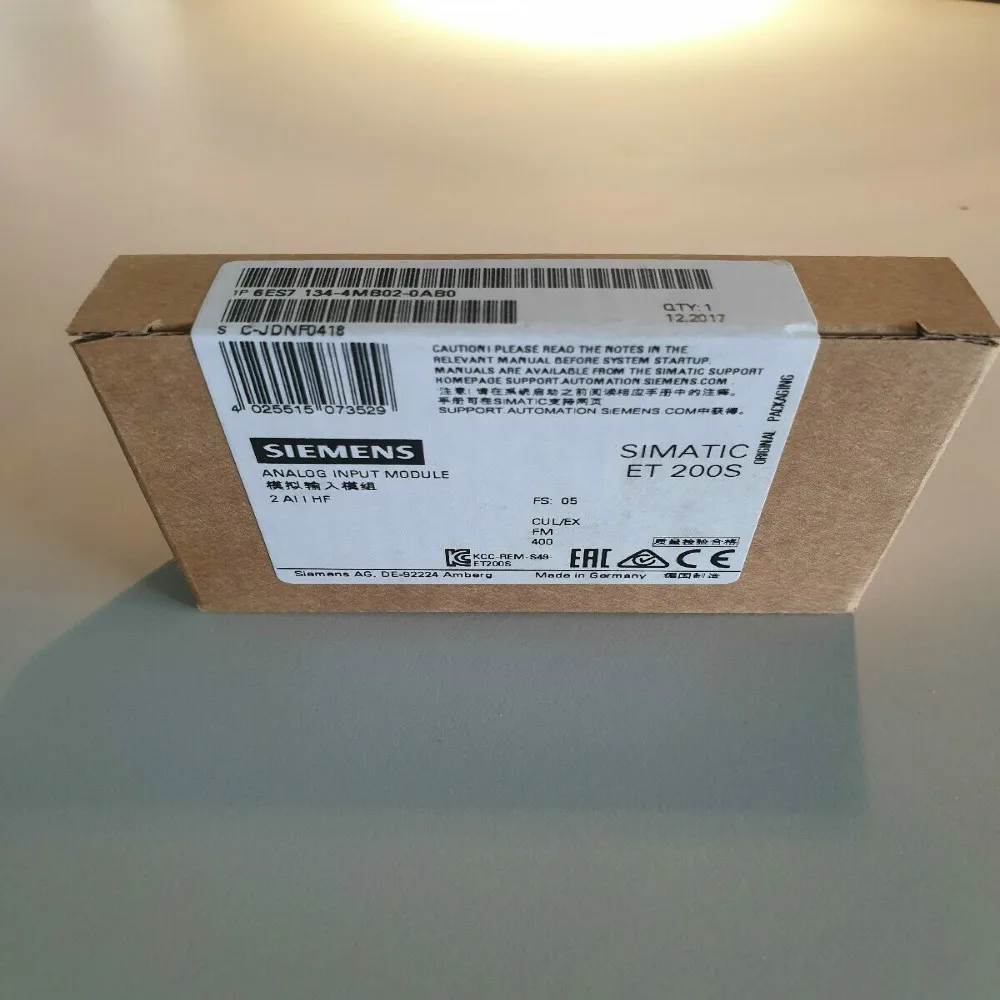  6ES7134-4MB02-0AB0 | Модуль ПЛК SIMATIC Новый оригинал Германия 6ES7