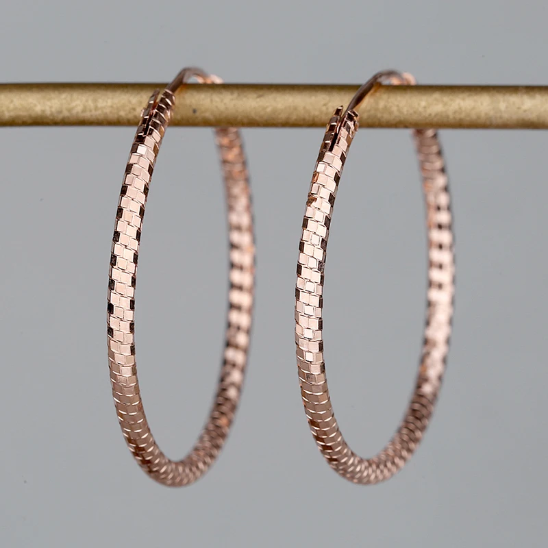 
Minimalist Classic Silver Hoop Earrings Fashion 925 Sterling Silver Huggie Earring 