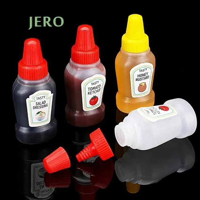 Mini sauce bottles squeeze tomato BBQ sauce honey squeeze bottle with twist cap squeeze bottle sauce food grade