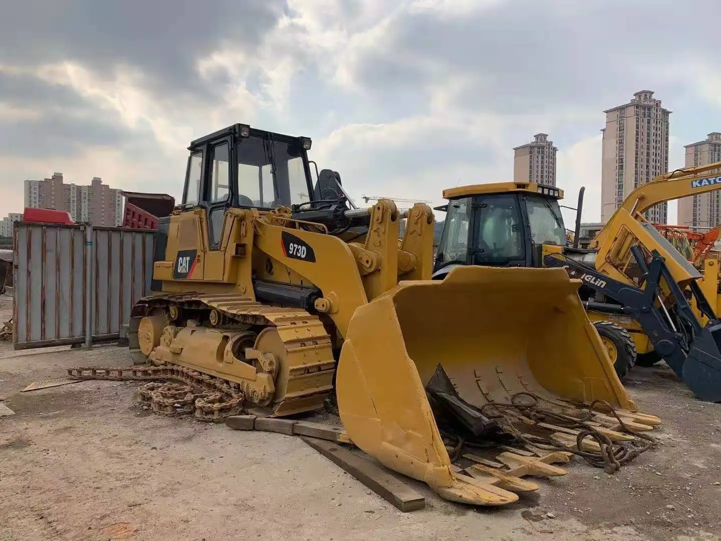 caterpillar used loaders, High quality cat 973D front loaders for sale