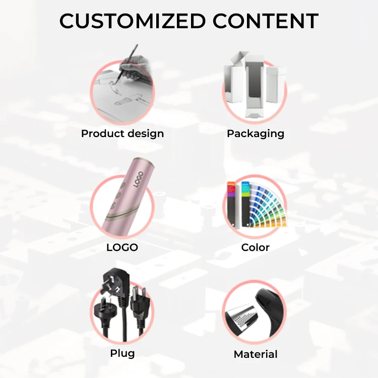 8 in 1 High-Speed Hot Air Hair Dryer Styler with Blower and Brushes for Home or Salon Use Multi Hair Styler