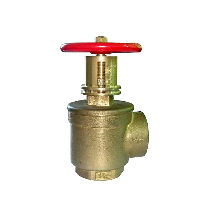 Hot sale quality 1.5 2.5 internal hydrant landing brass angle fire valve price fine