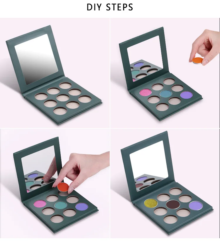 12 Color Eye Makeup Private Label High Pigment Eyeshadow Palette