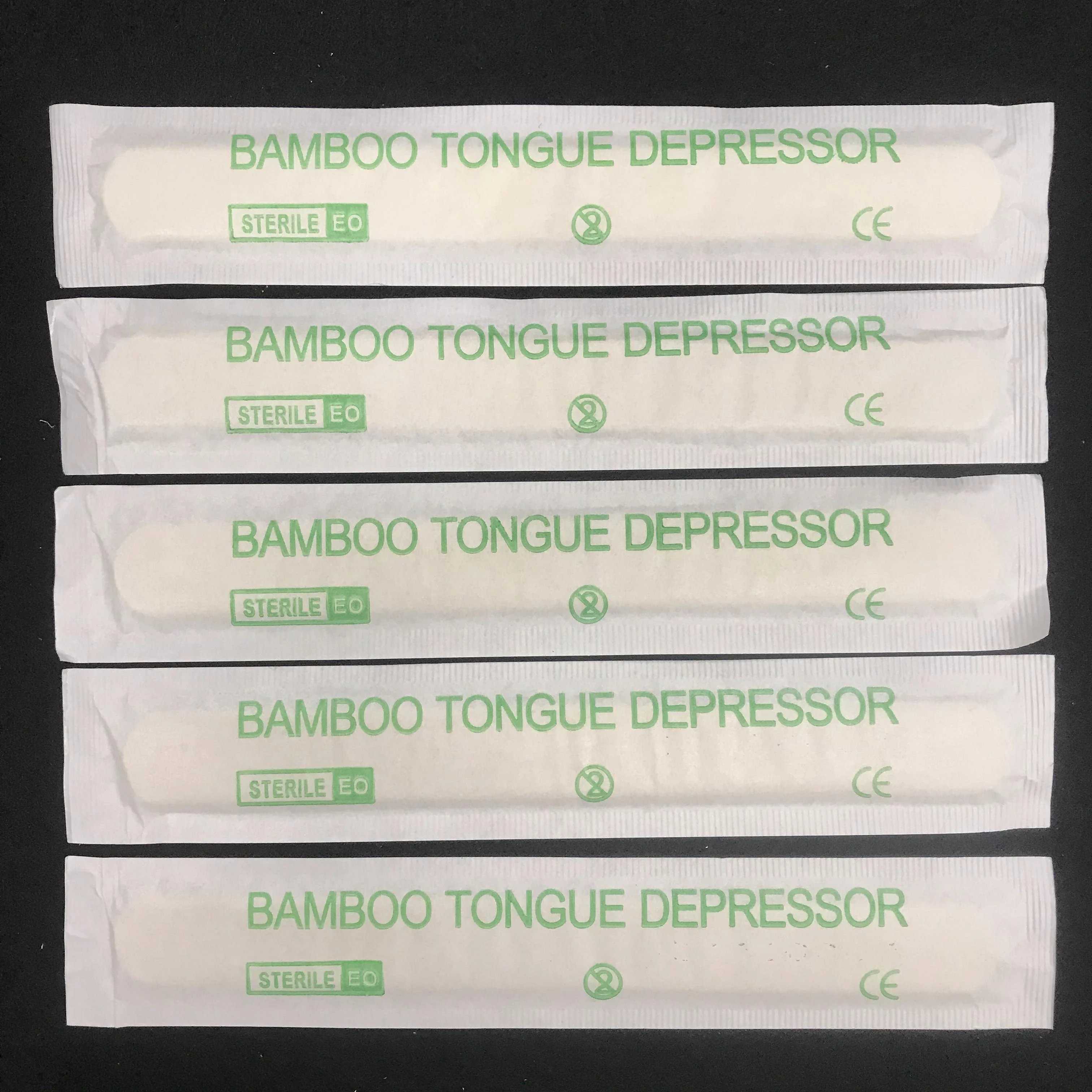 Factory Price Disposable  Sterile non-sterile  Bamboo Tongue Depressor
