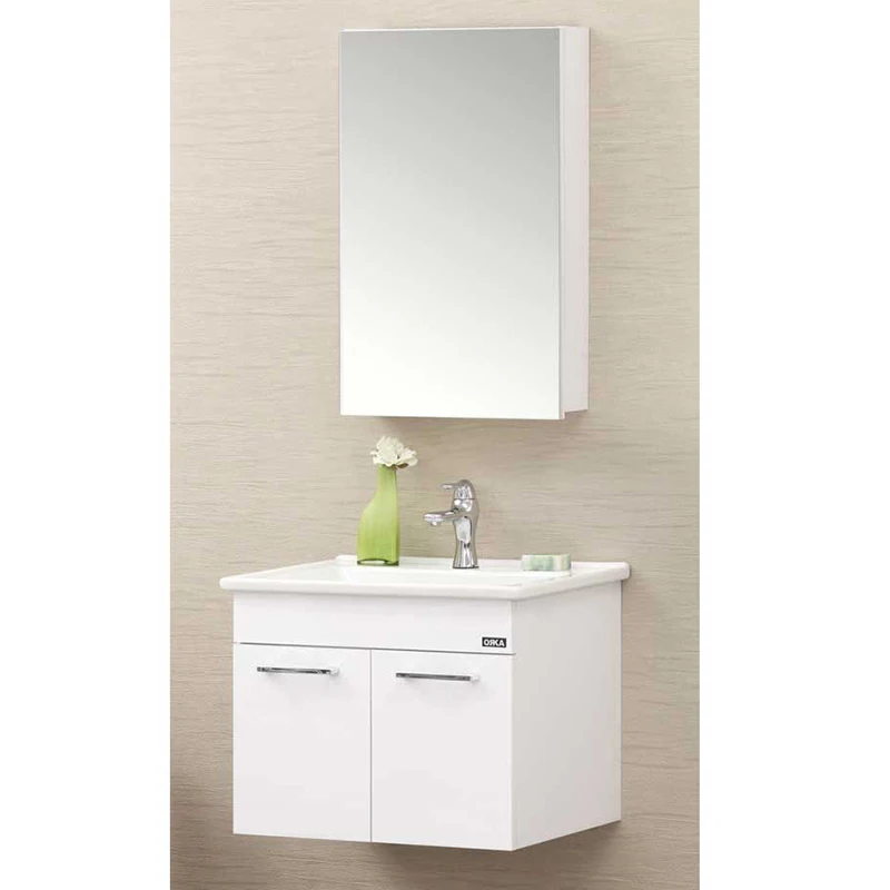 Bathroom Vanities with Side Cabinet and Mirror Storage Cabinet no Light