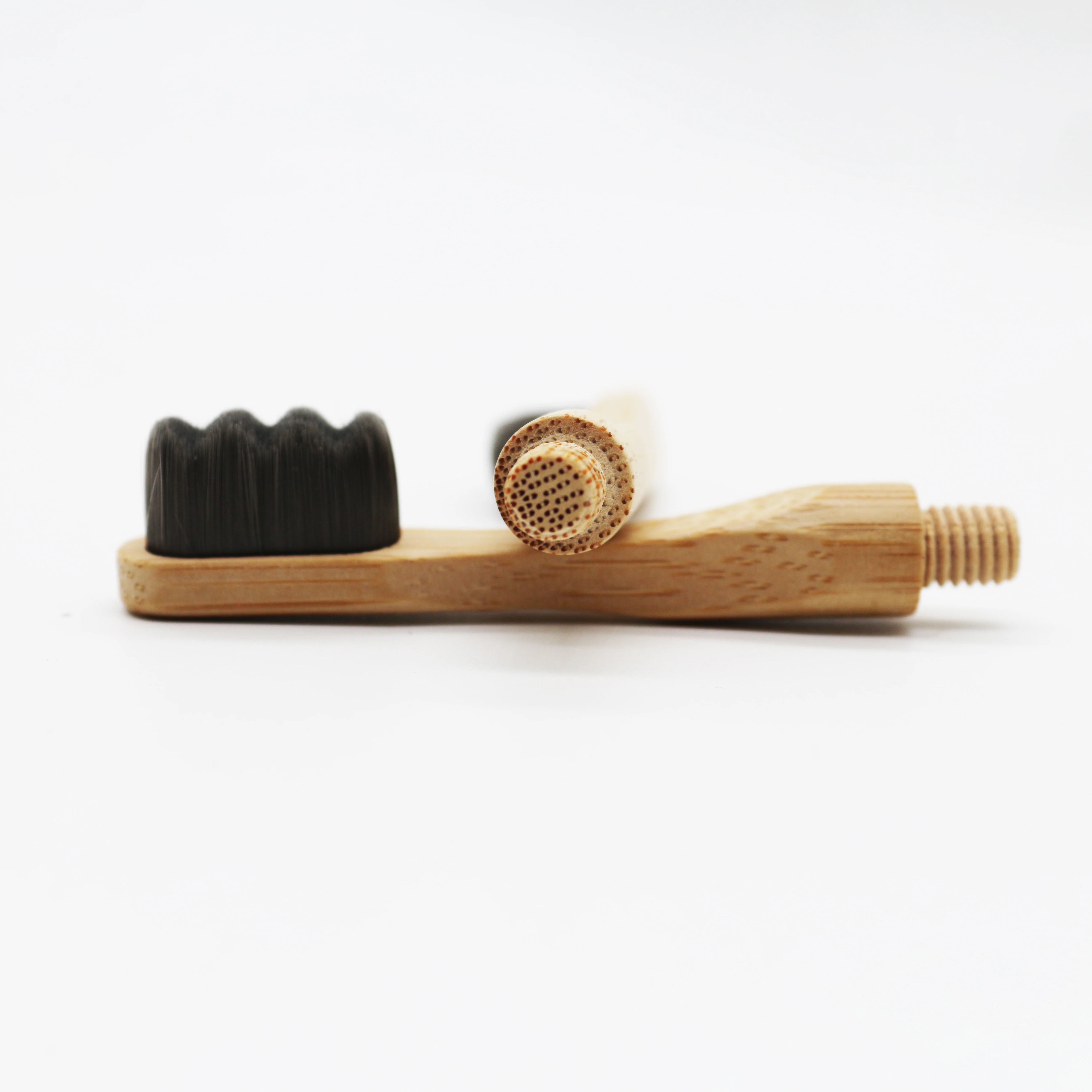 Wholesale BPA Free Replaceable Bamboo Nano Charcoal Toothbrush Head