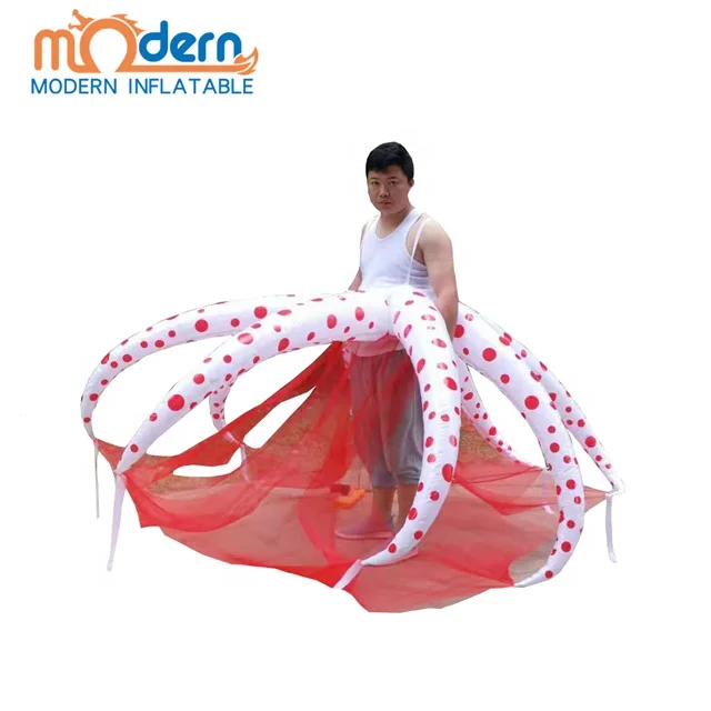 Attractive beautiful dance inflatable octopus costume for Carnival performance
