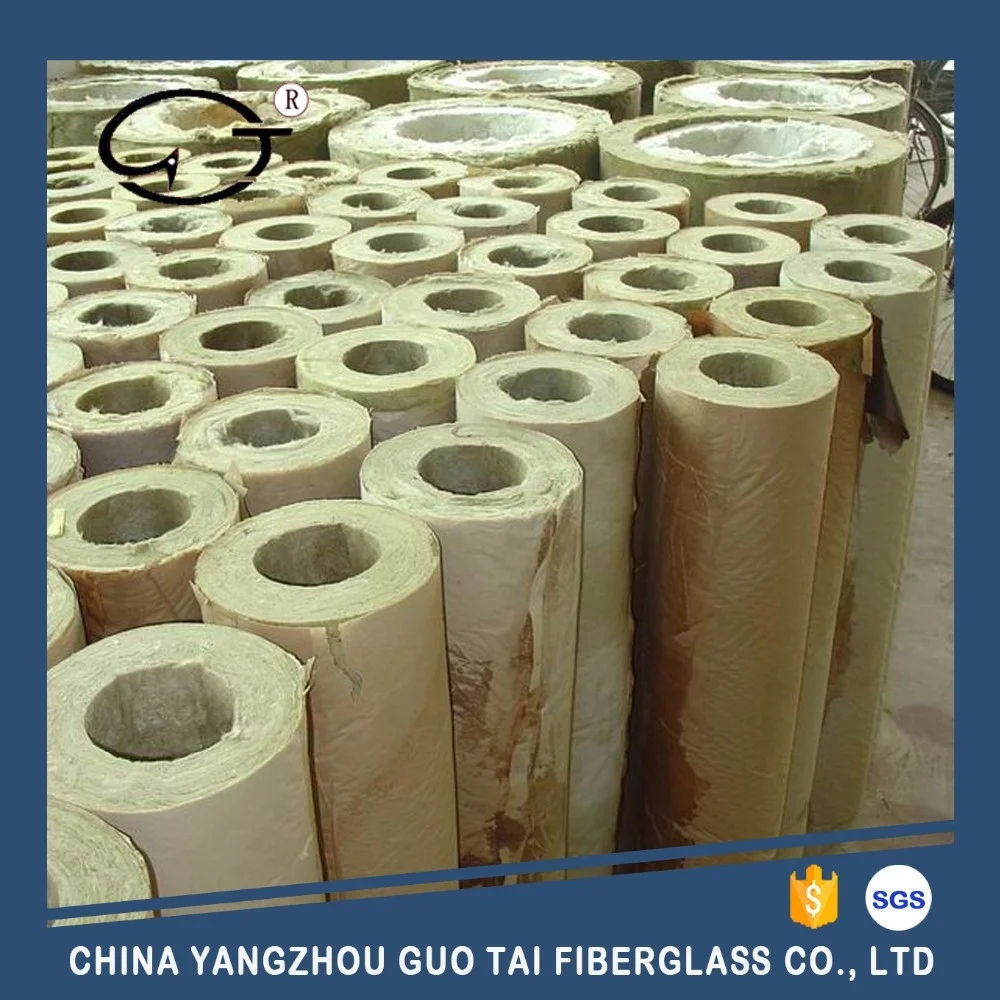 Waterproof Rock Wool Pipe for thermal  insulation