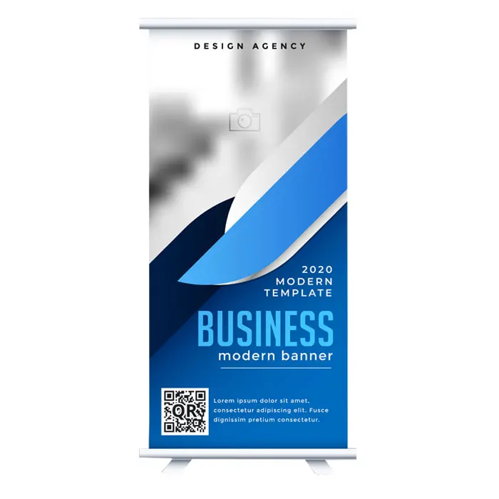 Advertising aluminum roll up banner 80*200cm portable retractable pull up banner display rollup Stand