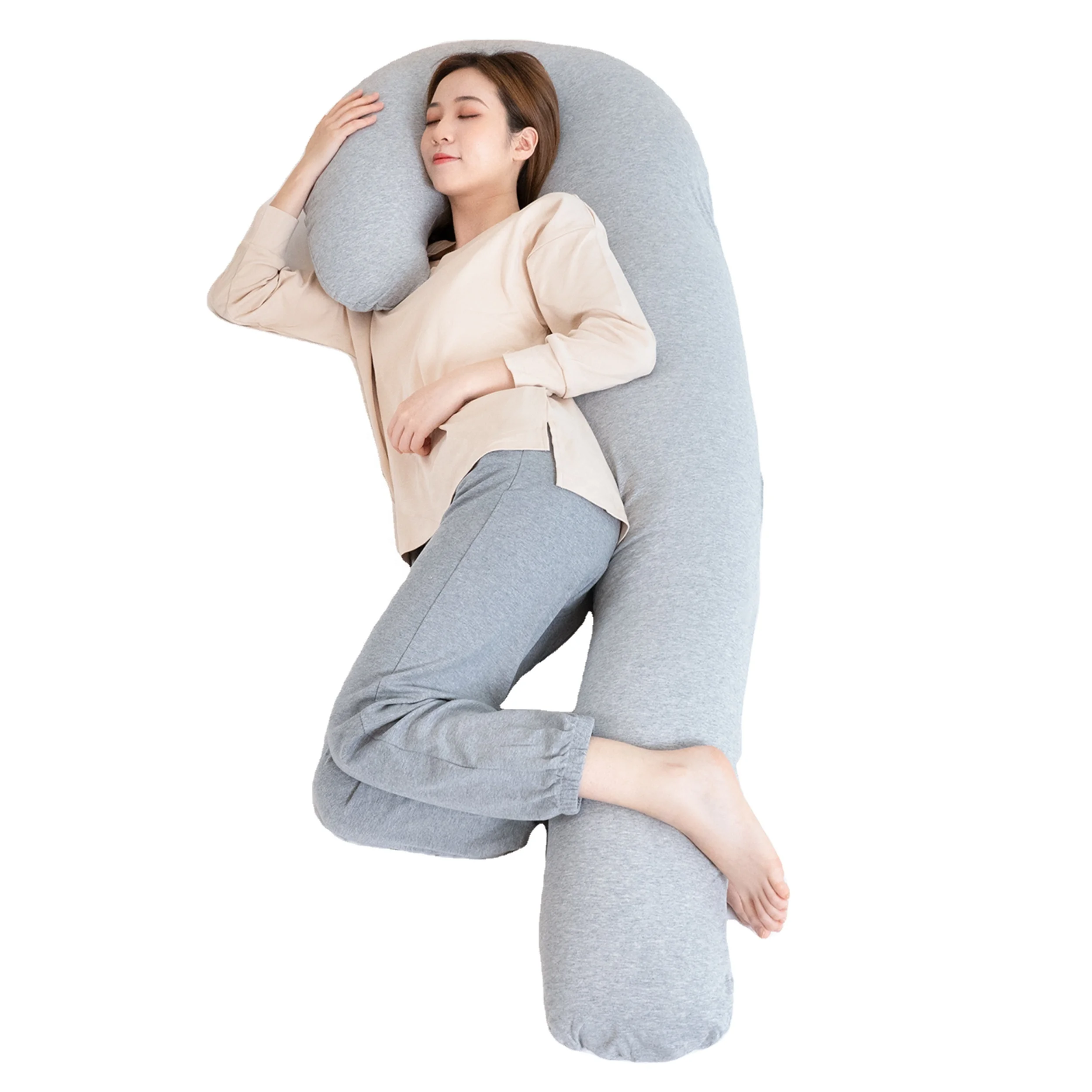 
Лидер продаж, подушка J-образной формы для беременных, стирающаяся в стиральной машине 