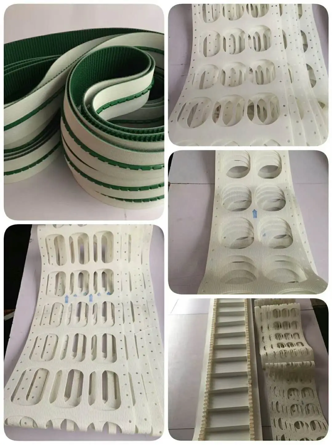 Chinese 14 years manufacturing food machine conveyor belt white blue food grade llat custom pu conveyor belt