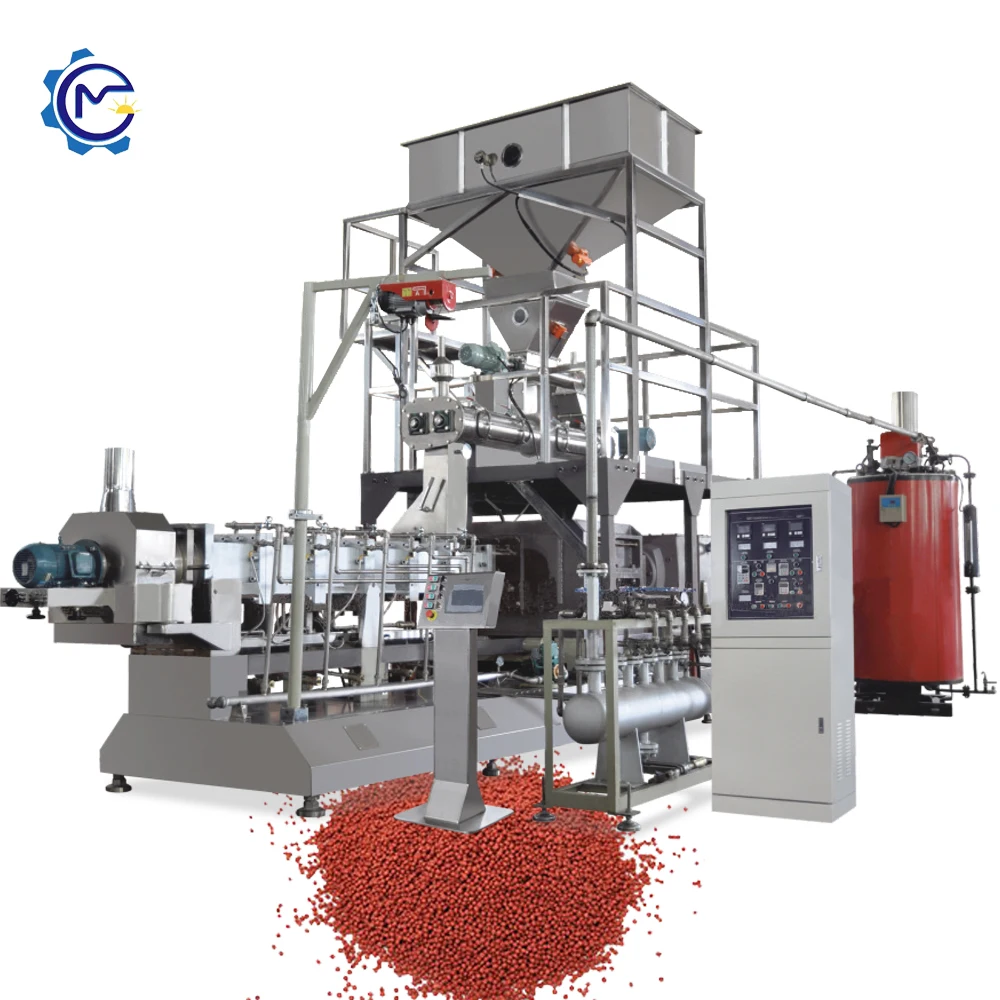 Fish food manufacturing machine fish food making feed processing shrimp carp feed pellet  machine