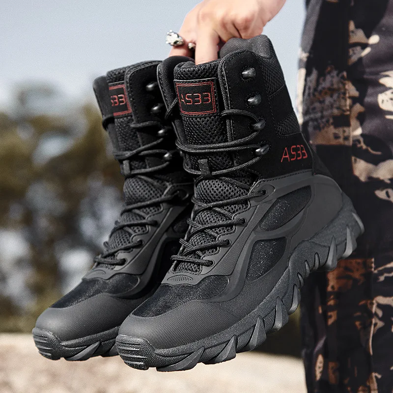 Magnum Cross-Border Large Size Breathable Tactical Boots for Special Forces Outdoor High-Top Hiking Durable Training