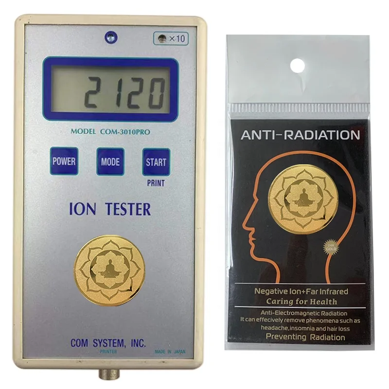 Avalokitesvara sitting on lotus shungite sticker 24k gold anti radiation sticker anti radiation chip