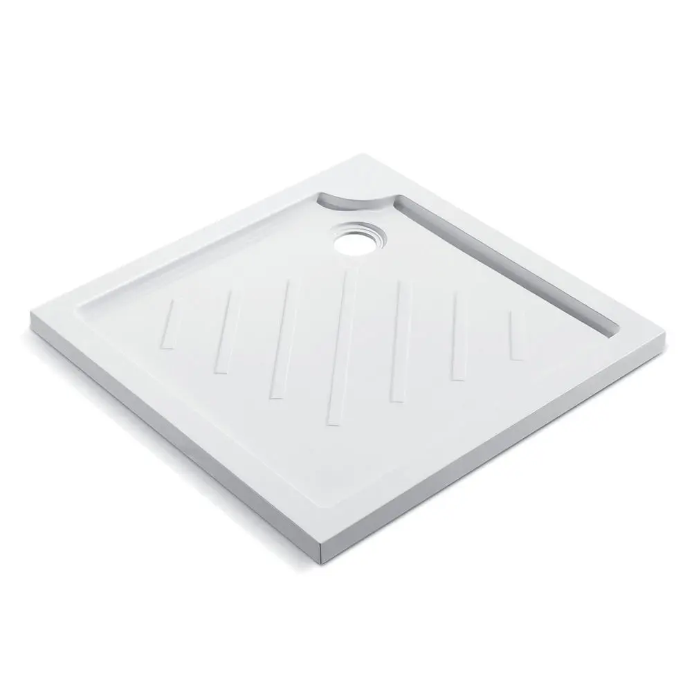 Kamali Germany CORAIN wet room 70x70 caravan harga murah solid surface shower tray without drill 28 raise shower base