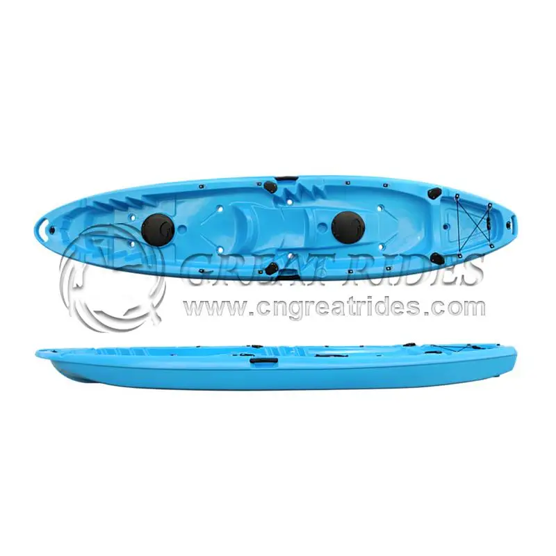 Factory Direct High Quality Plastic Canoes Touring 2 Person Canoe With Accessories