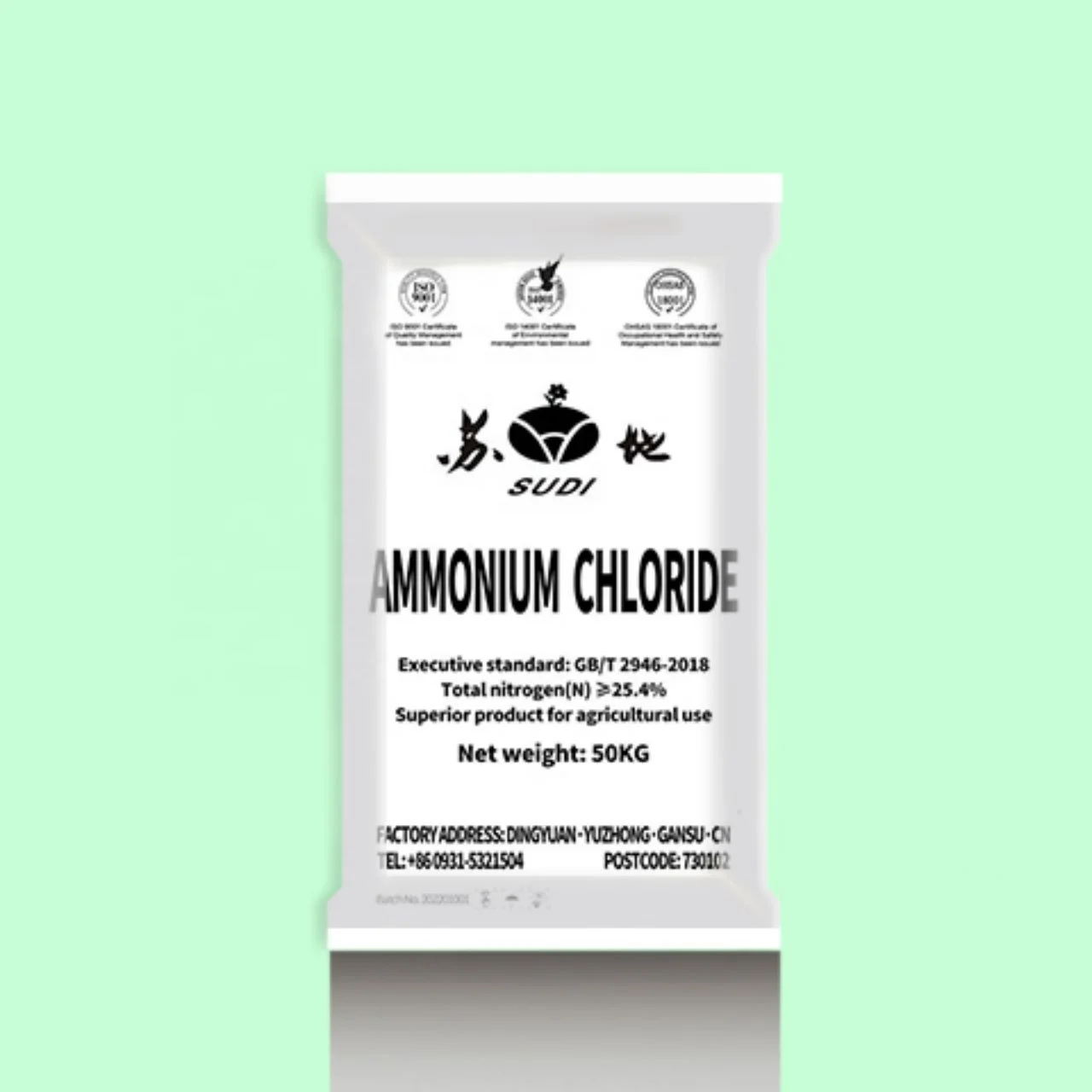 Manufacturer wholesale Ammonium chloride APS Granular prilled and powder Nitrogen fertilizer 1000KG/40KG/50KG bag