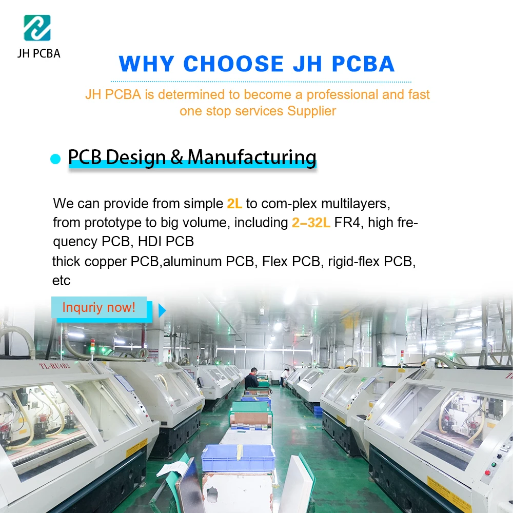 Jinhua Electronic Pcb Layout Services Custom Pcb Manufacturing Transparent Flex Pcb Battery Oem