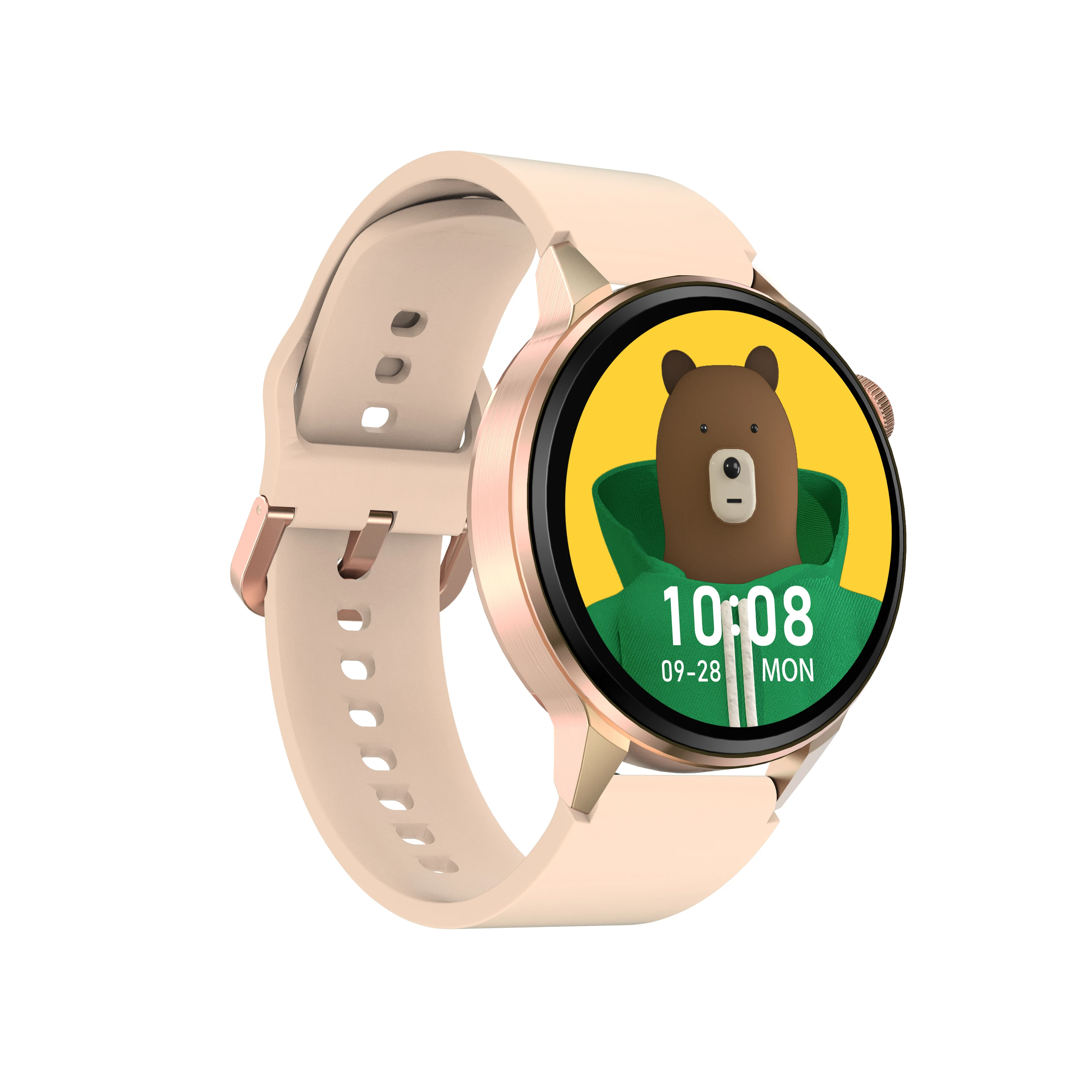 fashion DT4+ Smart Watch HD 1.36inch Screen with BT Calling reloj  NFC phone call GPS ai voice assistant smartwatch