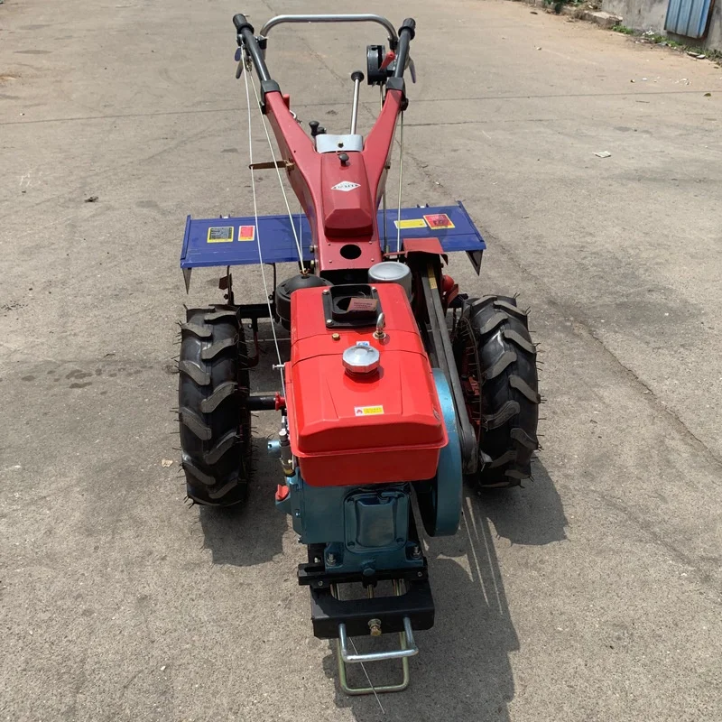 Прямая поставка от китайского производителя 12HP 10HP подходит для рисовых полей/горы/луга и горы 2-ух колесный трактор с выносным
