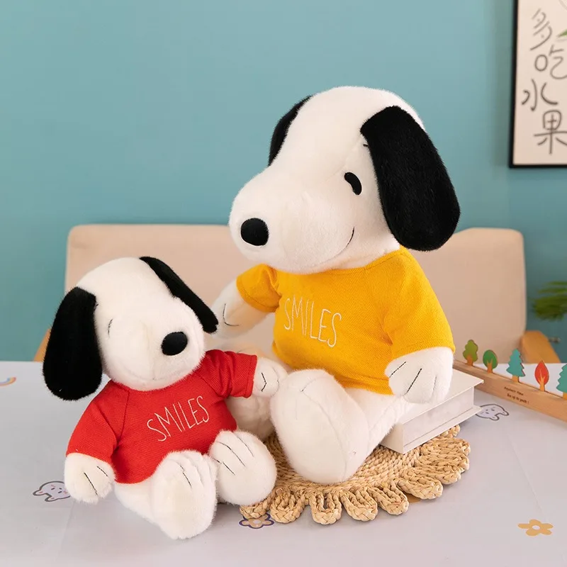 Wholesale Stuffed Animals Puppy Toys Sitting Snoopys Sleeping Plush Toy Dogs Big Size Snoopyed Animal Throw Pillow Plush Dolls