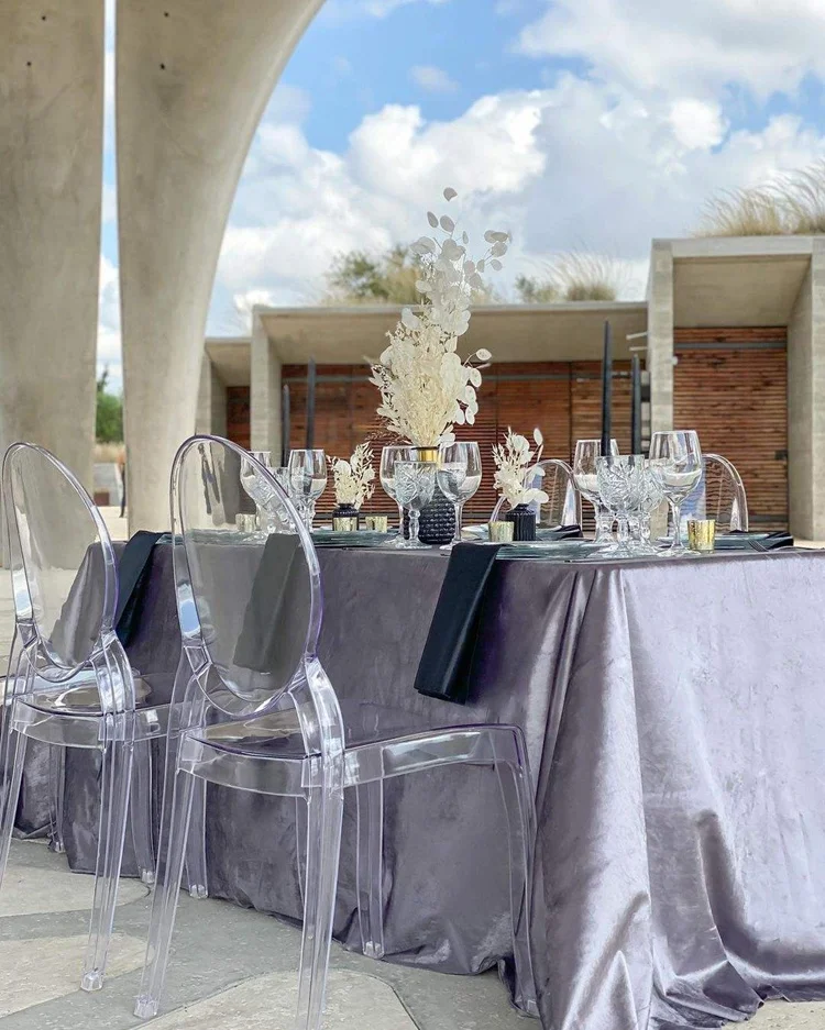 Custom Wedding Decoration Supplies Velvet Tablecloths Rectangle