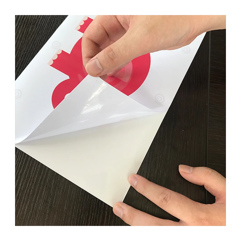 
Waterproof Pigment & Dye Inkjet Matte White Inkjet Printable Adhesive Vinyl Sheets 