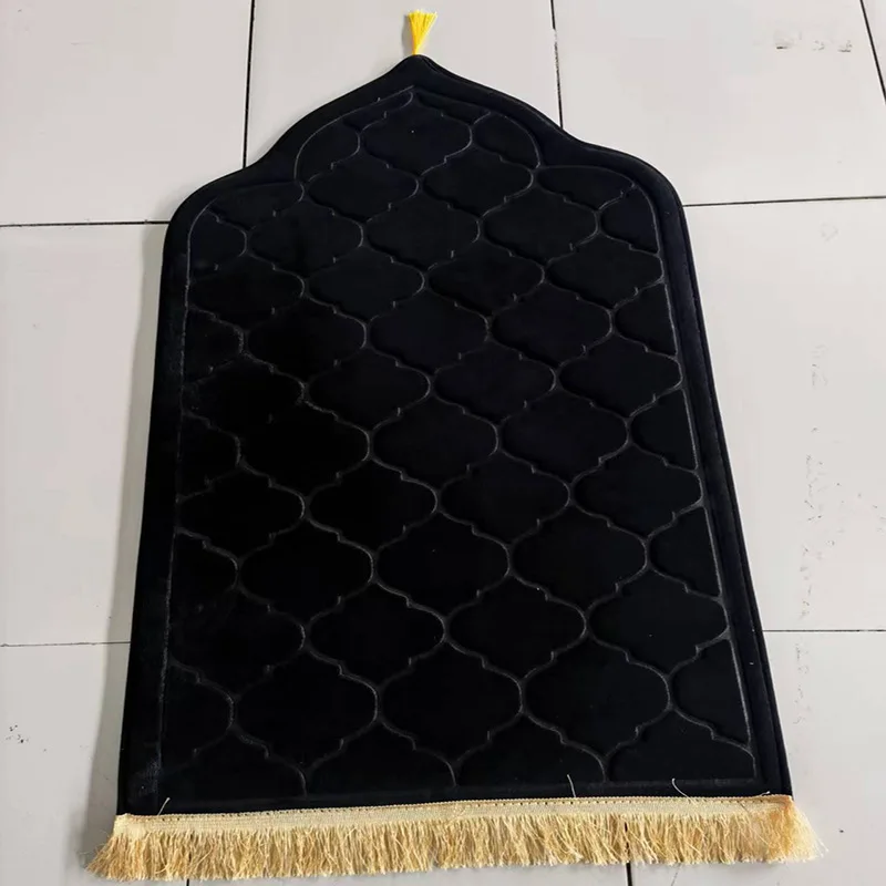 Thick Prayer Rug Embossed Prayer Mat Islamic Muslim Customized prayer mat