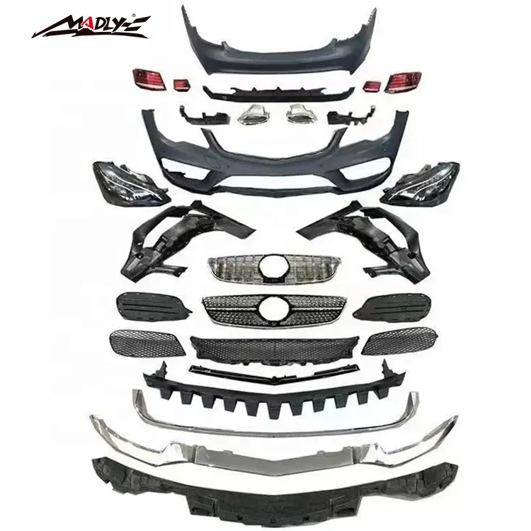 Безумно W207 обвесы для MERCEDES BENZ E-CLASS купе 2009-2013 Обновление до 2014-2017 стиль