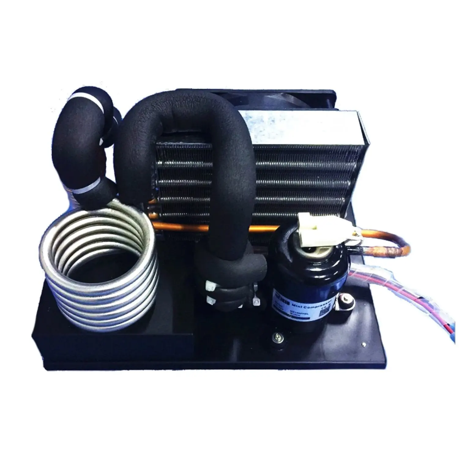 
Compact Refrigeration Unit DC24V 125~400W Industrial air cooled liquid water mini chiller machine unit system for Body cooling 