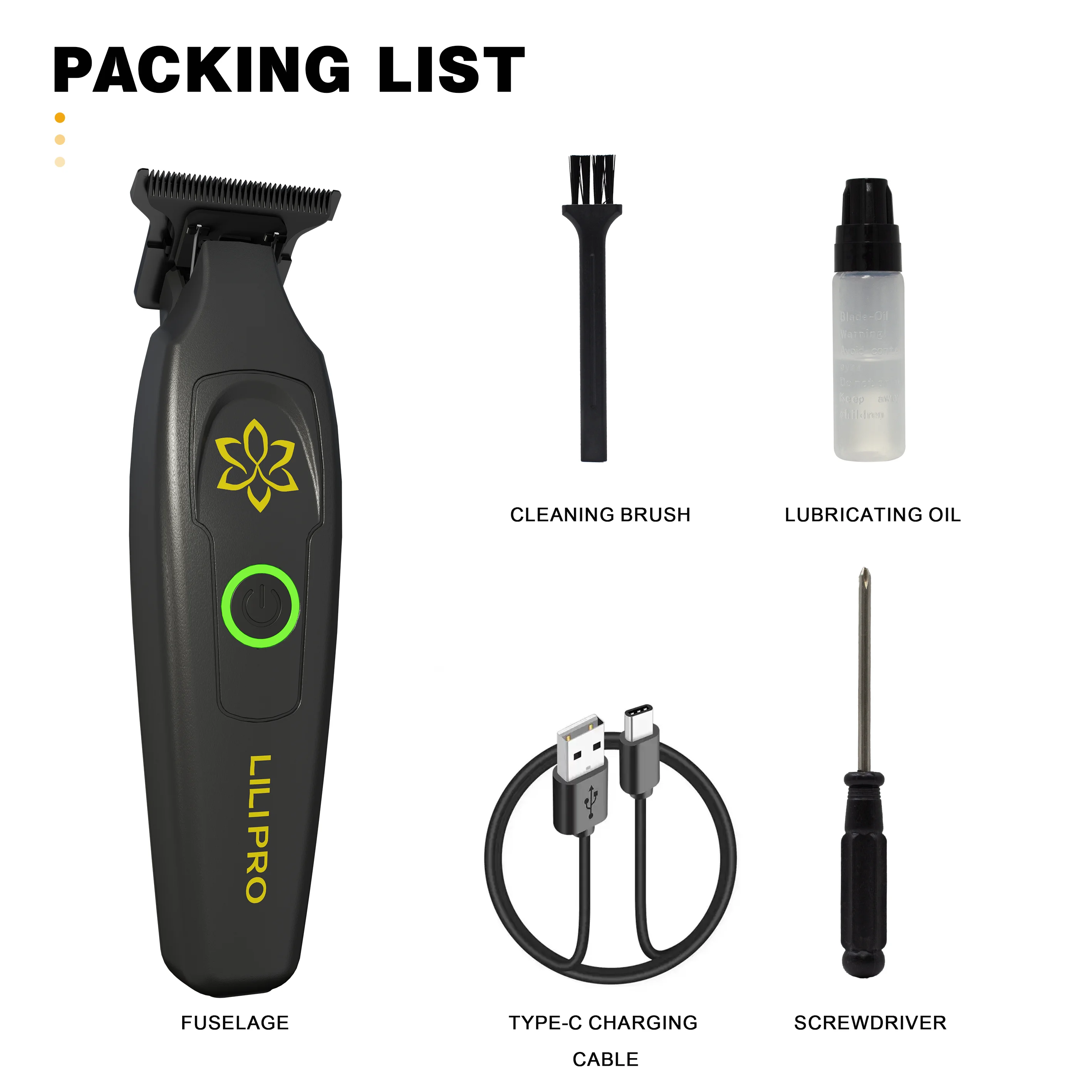 7000 RPM professional hairdresser zero gap blade cordless charging edging mechanism hair salon trimmer