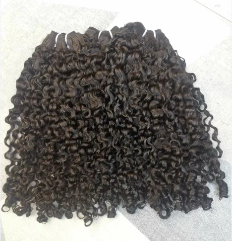 Raw Burmese Curly Hair Vendors Wholesale 100% Unprocessed 12A Grade Raw burmese cuticle aligned Virgin Bundles Human Hair