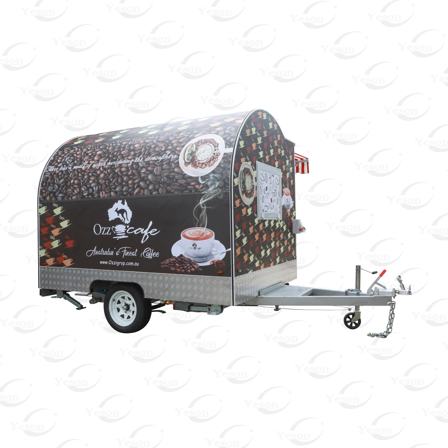 Street food truck motorcycle mobile cafe food bike trailer Mobile Coffee Cart Trailers For Australia Sale