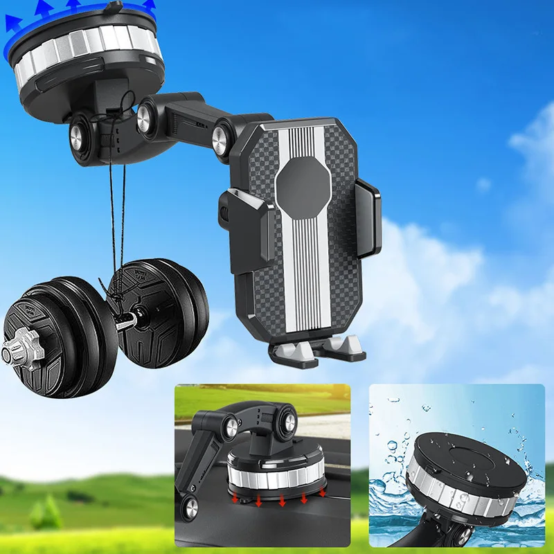 Wholesale dashboard phone stand Car navigation seat folding suction cup hose Outlet port mobile phone holder