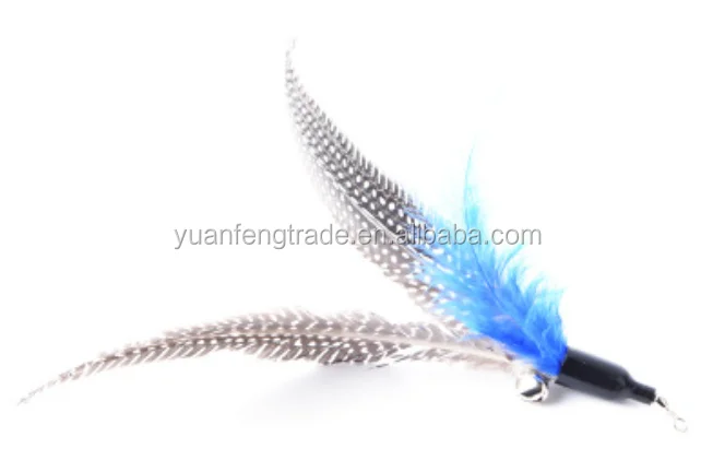 Cat teaser wand refill feather different color da bird replacement toy