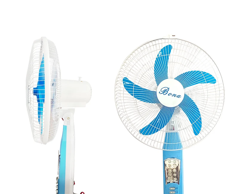 2021 new style Household High Power Floor 16 Inch Rechargeable Stand Fan Motor 12V DC Stand Fan