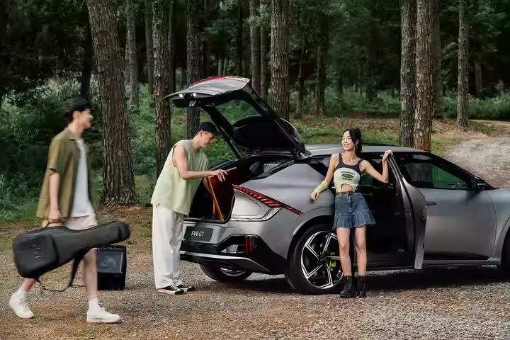 KIA EV6 GT 2024 новые энергетические транспортные средства kia ev5 электрический автомобиль 720 наземной волны электромобиль 750 км acc awd SUV dou
