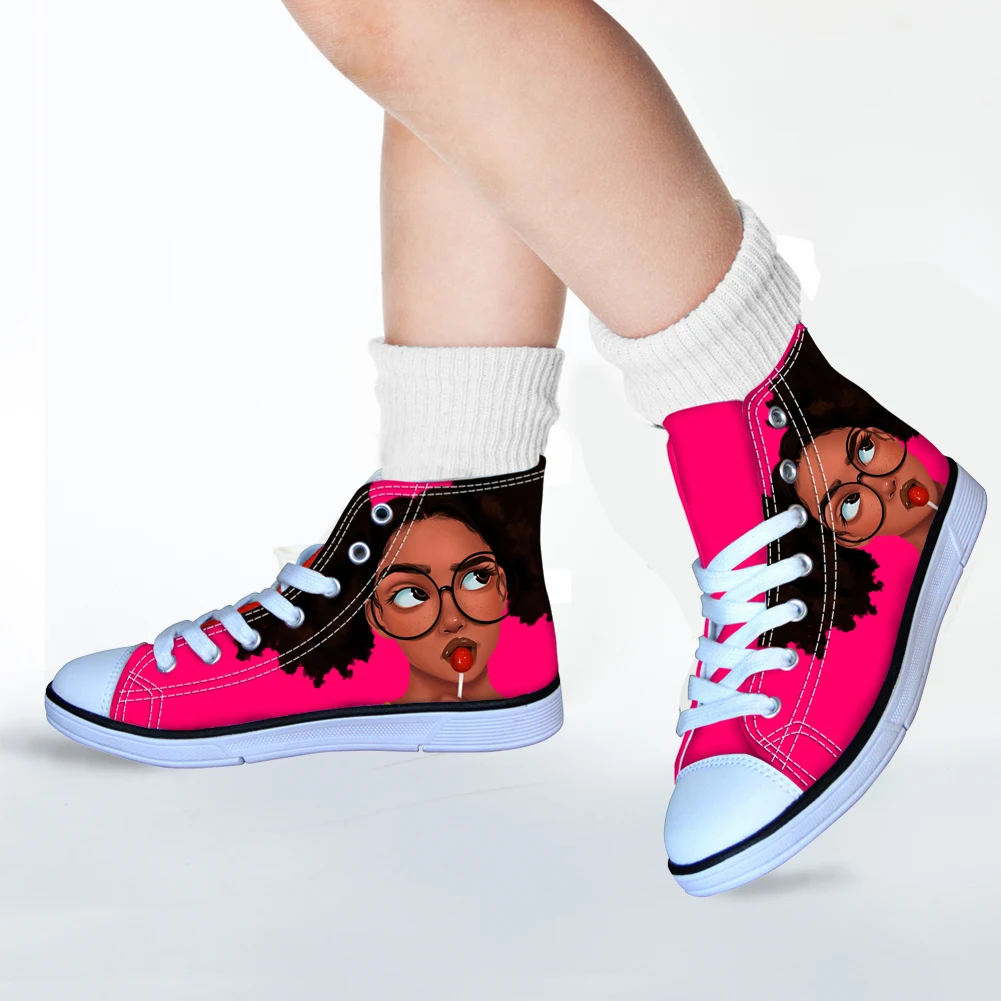 Обувь для маленьких детей от производителя, обувь для девочек с волшебным африканским принтом, обувь для детей, милая парусиновая детская повседневная обувь