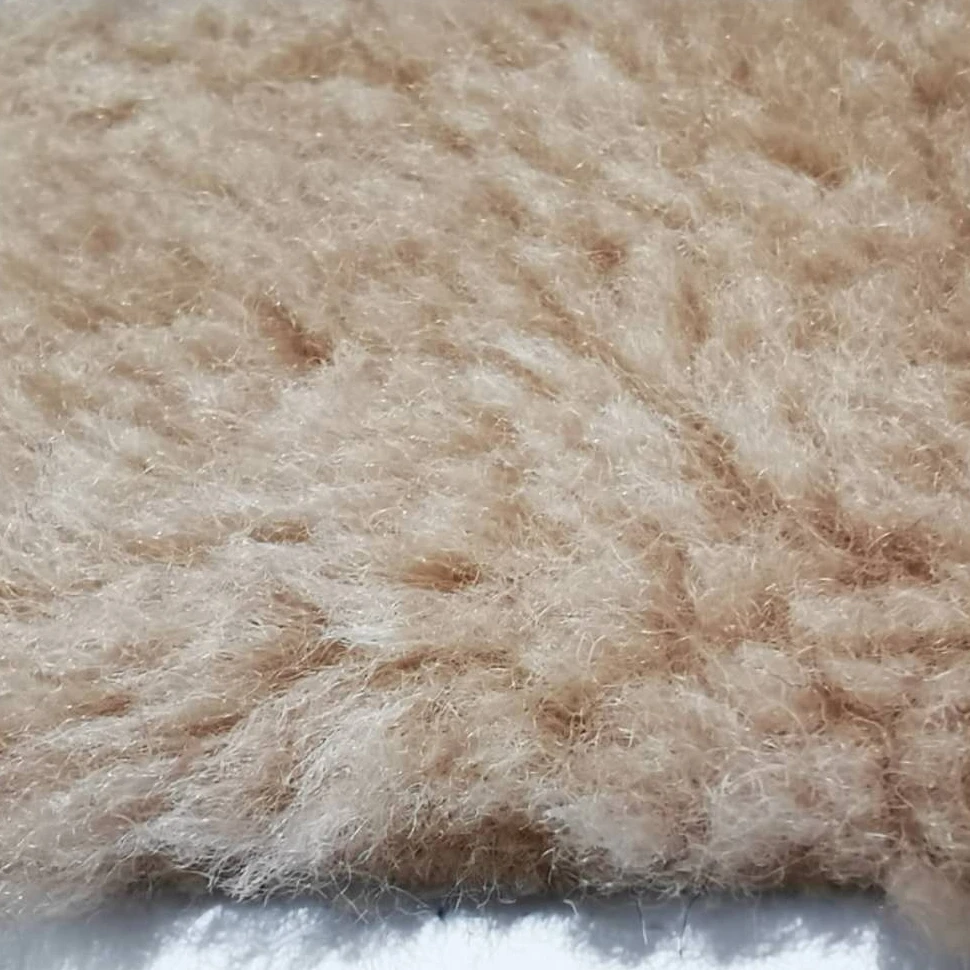 Готовая к отправке трикотажная ткань из 100% шерсти 1000 г/м из искусственного меха с кудрявыми волосами для зимнего пальто и куртки