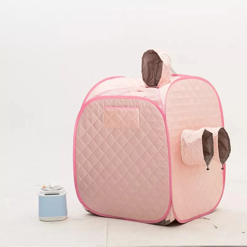 Customizable Spa Foldable Full Spectrum Salt Stone Far Infrared Sauna Room 2 Persons For Women