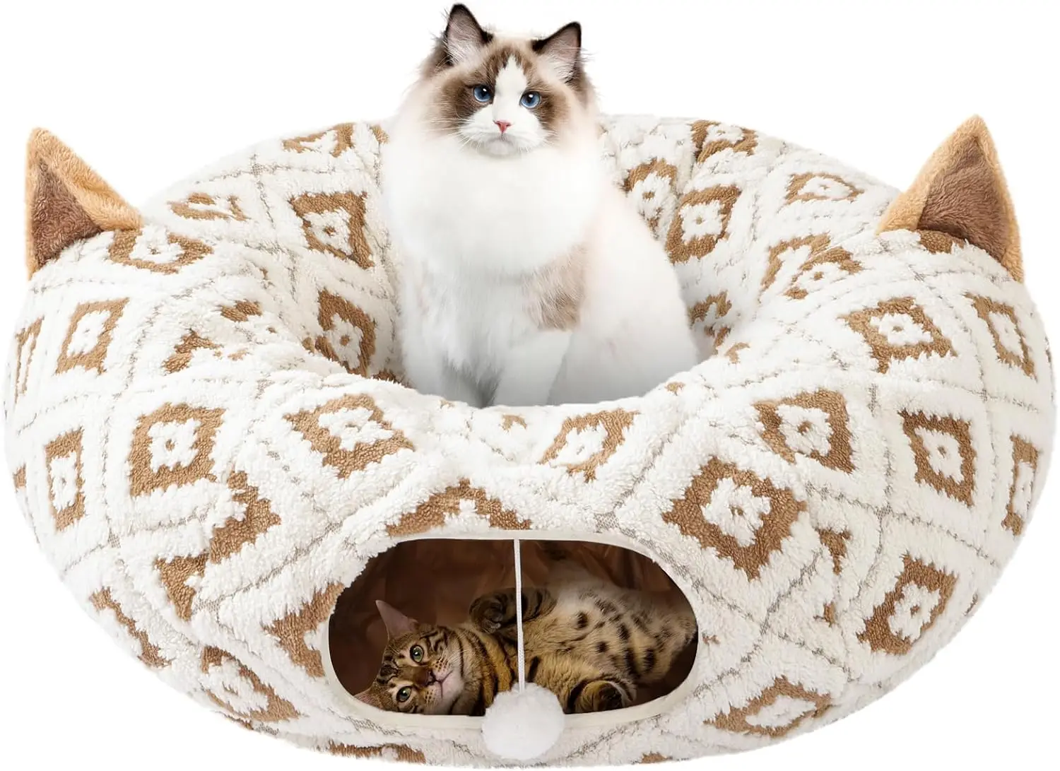 Manufacturers wholesale custom cat tunnel, summer, breathable, family special cat funcat toy cat nest
